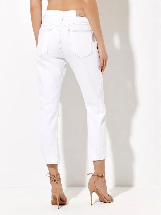 Rage Age Γυναίκες Boyfriends Τζιν Pixie Λευκό Regular Fit 5 Rage Age Γυναίκες Boyfriends Τζιν Pixie Λευκό Regular Fit - Image 3