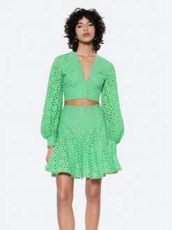 Rage Age Γυναίκες Μπλουζάκια Μπλουζάκι Jen Πράσινο Regular Fit