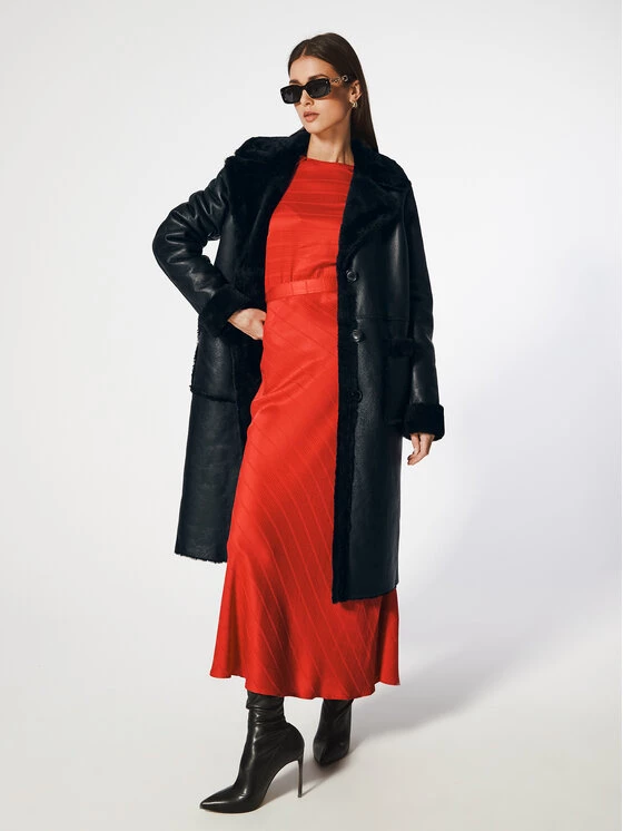 Rage Age Γυναίκες Γούνες & Πανωφόρια από προβιά Δέρμα προβάτου Aspen Μαύρο Regular Fit 4 Rage Age Γυναίκες Γούνες & Πανωφόρια από προβιά Δέρμα προβάτου Aspen Μαύρο Regular Fit - Image 2