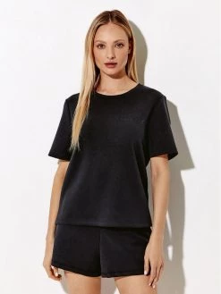 Rage Age Γυναίκες T-shirts T-Shirt Monaco Μαύρο Regular Fit