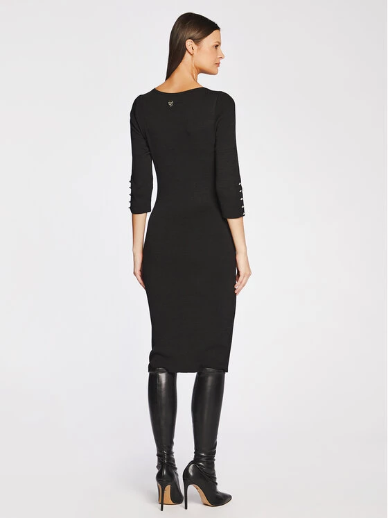 Rage Age Γυναίκες Πλεκτά Φορέματα Φόρεμα υφασμάτινο Bonnie Μαύρο Slim Fit 4 Rage Age Γυναίκες Πλεκτά Φορέματα Φόρεμα υφασμάτινο Bonnie Μαύρο Slim Fit - Image 3