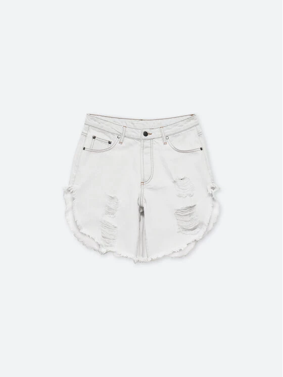 Rage Age Γυναίκες Τζιν Σορτς Τζιν σορτσάκια Stiletto Λευκό Regular Fit 7 Rage Age Γυναίκες Τζιν Σορτς Τζιν σορτσάκια Stiletto Λευκό Regular Fit - Image 5