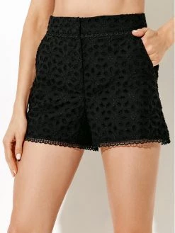 Rage Age Γυναίκες Υφασμάτινα Σορτς Σορτς υφασμάτινο Jen Μαύρο Regular Fit