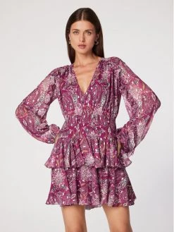 Rage Age Γυναίκες Καθημερινά Φορέματα Φόρεμα καθημερινό Cindy Μωβ Regular Fit