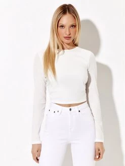 Rage Age Γυναίκες Μπλουζάκια Μπλουζάκι Anais Λευκό Regular Fit