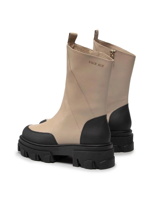 Rage Age Γυναίκες Biker Μποτάκια Μποτάκια RA-69-06-000517 Μπεζ 5 Rage Age Γυναίκες Biker Μποτάκια Μποτάκια RA-69-06-000517 Μπεζ - Image 3