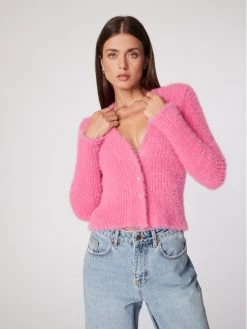 Rage Age Γυναίκες Ζακέτες Ζακέτα Tulu Ροζ Regular Fit