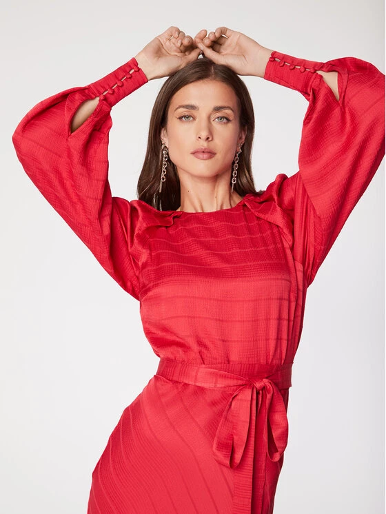 Rage Age Γυναίκες Κοκτέιλ Φορέματα Φόρεμα κοκτέιλ Lucilla Κόκκινο Regular Fit 6 Rage Age Γυναίκες Κοκτέιλ Φορέματα Φόρεμα κοκτέιλ Lucilla Κόκκινο Regular Fit - Image 4