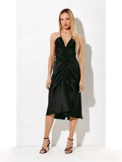 Rage Age Γυναίκες Κοκτέιλ Φορέματα Φόρεμα κοκτέιλ Naomi Μαύρο Regular Fit