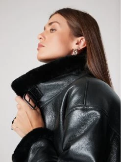 Rage Age Γυναίκες Γούνες & Πανωφόρια από προβιά Δέρμα προβάτου Cortina Μαύρο Regular Fit -Rage Age Κατάστημα unnamed file 2681