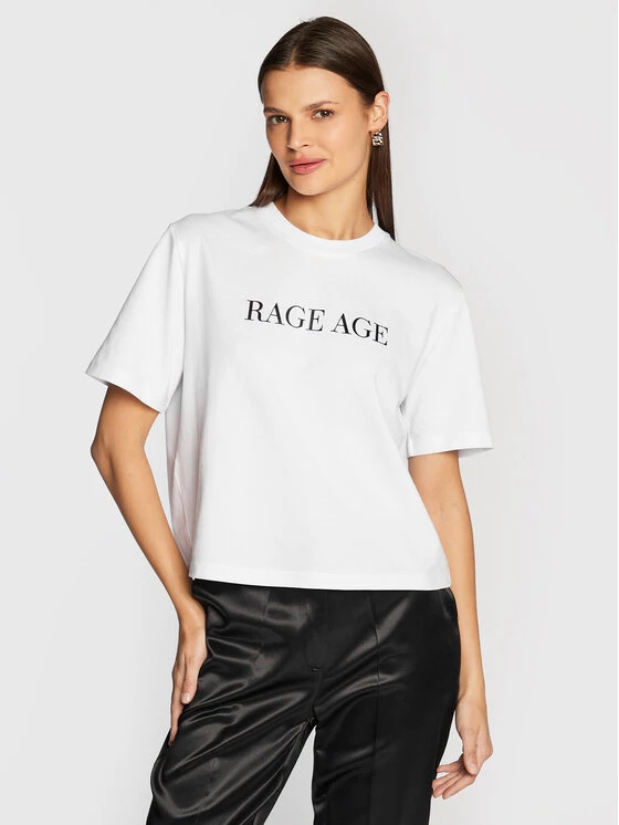 Rage Age Γυναίκες T-shirts T-Shirt Olivia Λευκό Relaxed Fit 3 Rage Age Γυναίκες T-shirts T-Shirt Olivia Λευκό Relaxed Fit