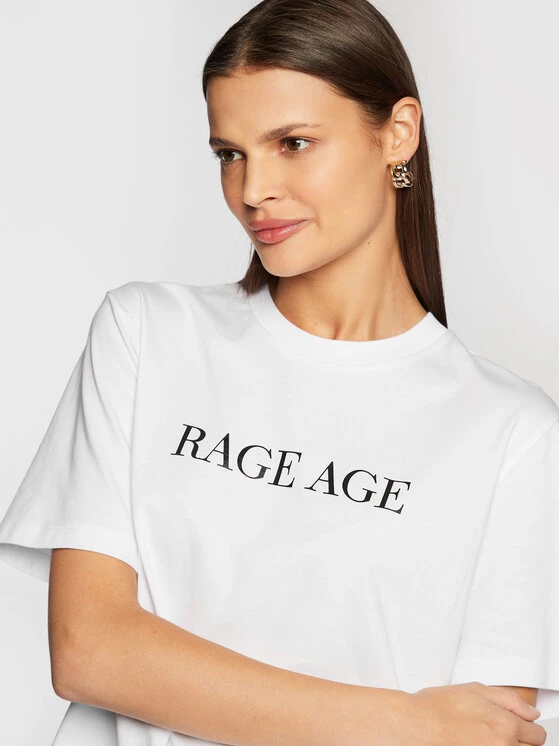 Rage Age Γυναίκες T-shirts T-Shirt Olivia Λευκό Relaxed Fit 6 Rage Age Γυναίκες T-shirts T-Shirt Olivia Λευκό Relaxed Fit - Image 4