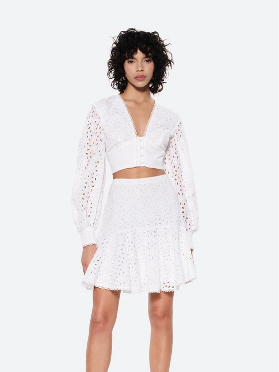 Rage Age Γυναίκες Φούστα Mini Gigi Λευκό Regular Fit 3 Rage Age Γυναίκες Φούστα Mini Gigi Λευκό Regular Fit