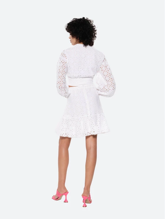 Rage Age Γυναίκες Φούστα Mini Gigi Λευκό Regular Fit 8 Rage Age Γυναίκες Φούστα Mini Gigi Λευκό Regular Fit - Image 6