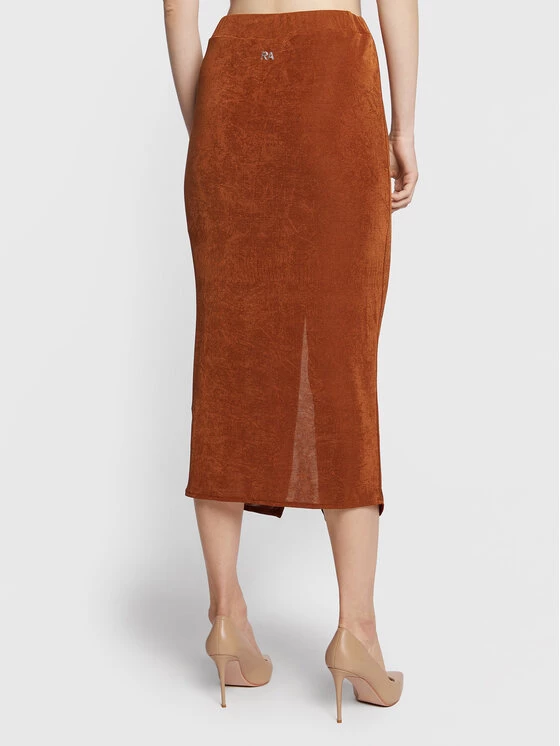 Rage Age Γυναίκες Φούστα Midi Camilla Καφέ Slim Fit 5 Rage Age Γυναίκες Φούστα Midi Camilla Καφέ Slim Fit - Image 3