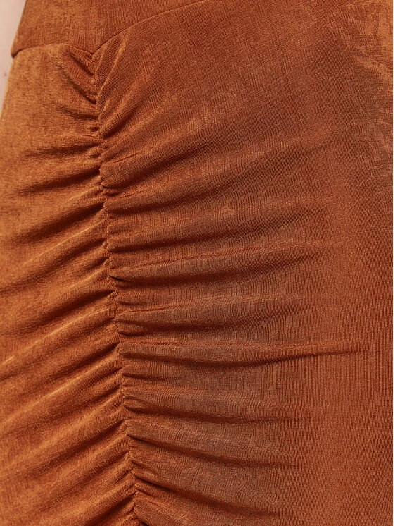 Rage Age Γυναίκες Φούστα Midi Camilla Καφέ Slim Fit 6 Rage Age Γυναίκες Φούστα Midi Camilla Καφέ Slim Fit - Image 4