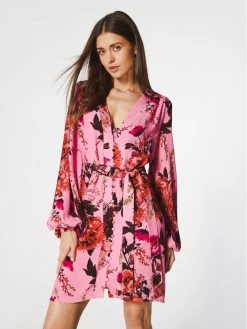 Rage Age Γυναίκες Καθημερινά Φορέματα Φόρεμα καθημερινό Jade Ροζ Regular Fit