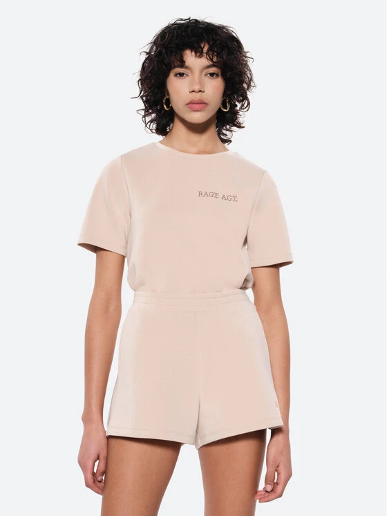 Rage Age Γυναίκες T-shirts T-Shirt Monaco Μπεζ Relaxed Fit 3 Rage Age Γυναίκες T-shirts T-Shirt Monaco Μπεζ Relaxed Fit