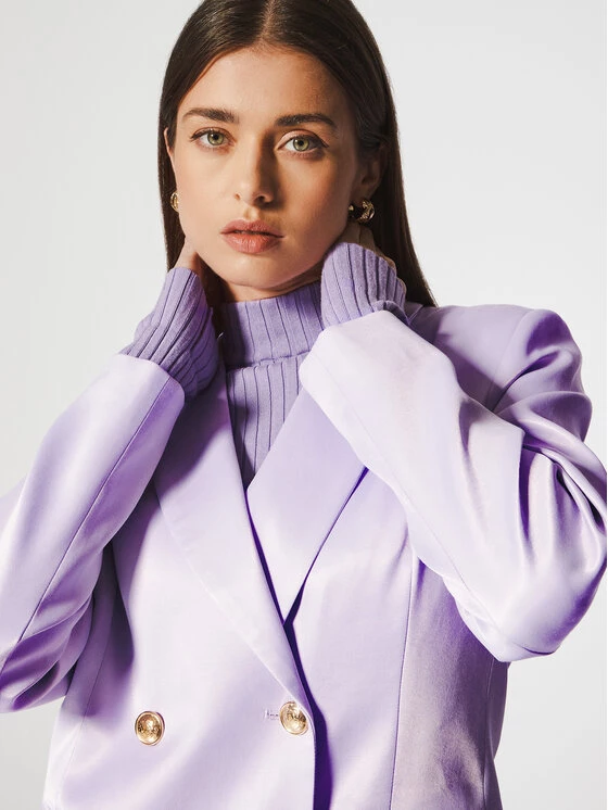 Rage Age Γυναίκες Σακάκια & Μπλέιζερ Μπλέιζερ Lauren Μωβ Regular Fit 6 Rage Age Γυναίκες Σακάκια & Μπλέιζερ Μπλέιζερ Lauren Μωβ Regular Fit - Image 4