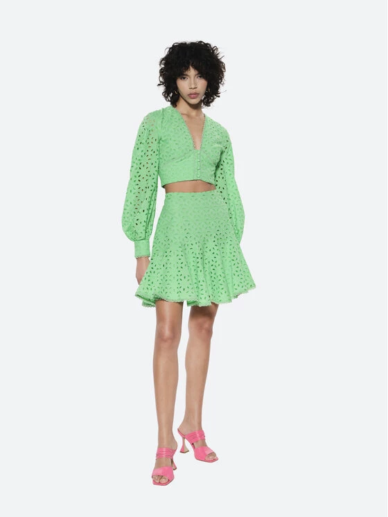 Rage Age Γυναίκες Φούστα Mini Gigi Πράσινο Regular Fit 4 Rage Age Γυναίκες Φούστα Mini Gigi Πράσινο Regular Fit - Image 2