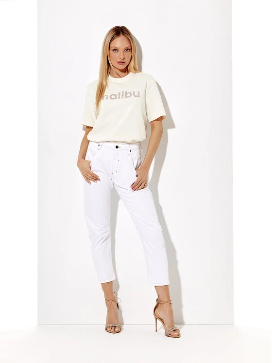 Rage Age Γυναίκες T-shirts T-Shirt Malibu Μπεζ Regular Fit 4 Rage Age Γυναίκες T-shirts T-Shirt Malibu Μπεζ Regular Fit - Image 2