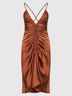 Rage Age Γυναίκες Κοκτέιλ Φορέματα Φόρεμα κοκτέιλ Naomi Καφέ Regular Fit -Rage Age Κατάστημα unnamed file 450