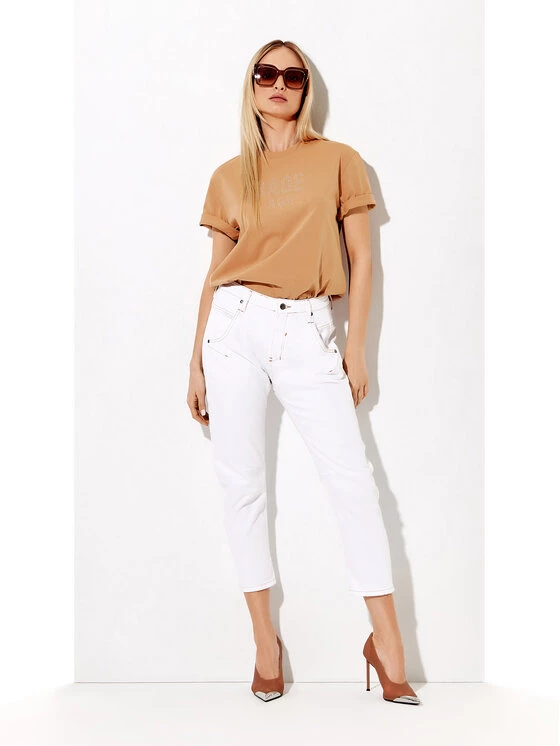 Rage Age Γυναίκες T-shirts T-Shirt Diamont Μπεζ Regular Fit 4 Rage Age Γυναίκες T-shirts T-Shirt Diamont Μπεζ Regular Fit - Image 2