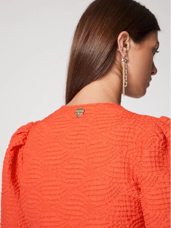 Rage Age Γυναίκες Καθημερινά Φορέματα Φόρεμα καθημερινό Mila Πορτοκαλί Regular Fit 6 Rage Age Γυναίκες Καθημερινά Φορέματα Φόρεμα καθημερινό Mila Πορτοκαλί Regular Fit - Image 4