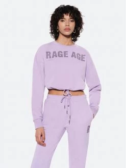 Rage Age Γυναίκες Παντελόνια Φόρμας Παντελόνι φόρμας Wanderer Μωβ Regular Fit -Rage Age Κατάστημα unnamed file 581