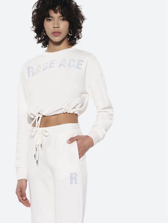 Rage Age Γυναίκες Μπλούζες Μπλούζα Sparkle Λευκό Regular Fit 6 Rage Age Γυναίκες Μπλούζες Μπλούζα Sparkle Λευκό Regular Fit - Image 4