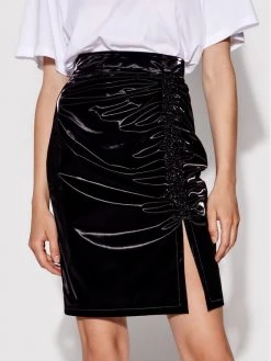 Rage Age Γυναίκες Φούστες Pencil Φούστα Pencil Cassandra 2 Μαύρο Slim Fit