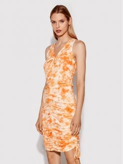 Rage Age Γυναίκες Καλοκαιρινά Φορέματα Φόρεμα καλοκαιρινό Cassini 1 Πορτοκαλί Slim Fit