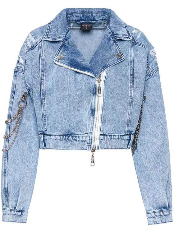 Rage Age Γυναίκες Τζιν Μπουφάν Τζιν μπουφάν Jackshot 1 Μπλε Regular Fit 7 Rage Age Γυναίκες Τζιν Μπουφάν Τζιν μπουφάν Jackshot 1 Μπλε Regular Fit - Image 5