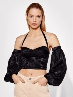 Rage Age Γυναίκες Tops Τοπ Caleanog 1 Μαύρο Slim Fit