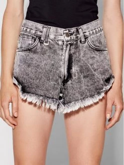 Rage Age Γυναίκες Τζιν Σορτς Τζιν σορτσάκια Hathor 2 Γκρι Regular Fit